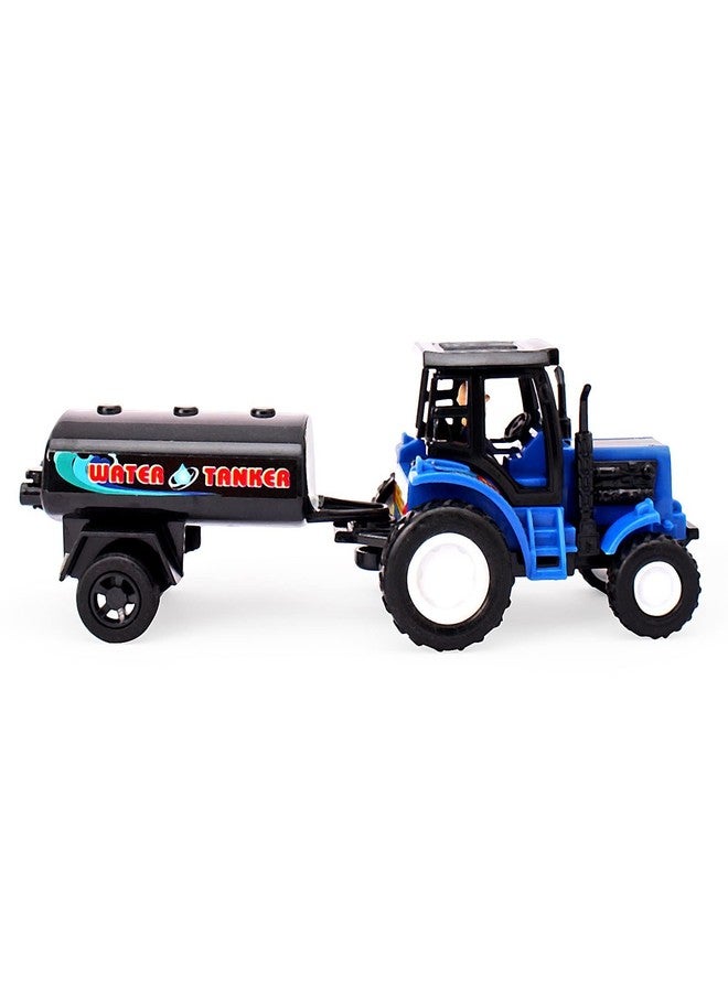 Shinsei Tractor Water Tanker Maintenance Free Pullback Spring Action Race Toy Gift for Boys 3+ Years. Strong ABS Plastic, NO Sharp Edges, BIS Certified. Pack of 1, Color Blue - Image 4